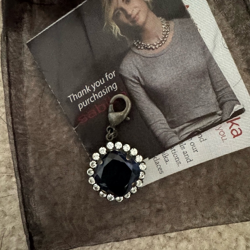Authentic Sabina Navy Pendant